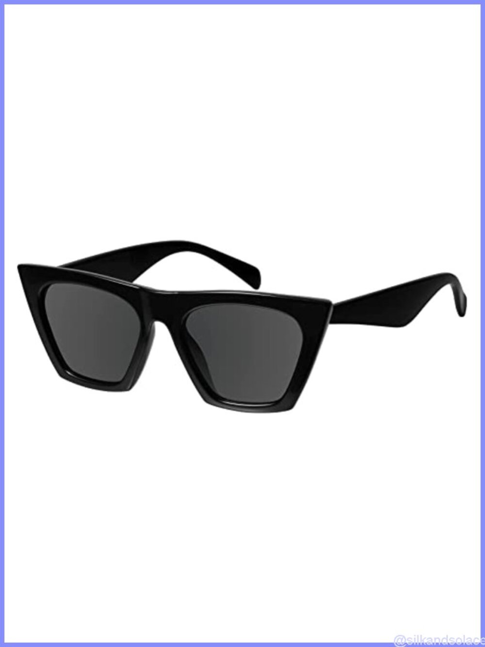 Square Cat Eye Sunglasses UV400 Gradient Lens Lightweight Women